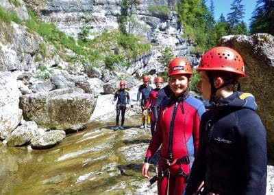 Canyoning Forrest Jump